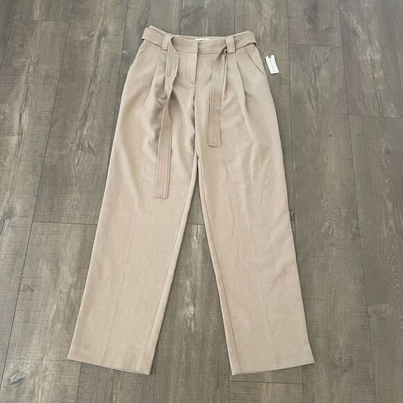 NWT Maeve by Anthropologie Women's High-Waisted Wide Leg Pants Size 2 Honey Miel